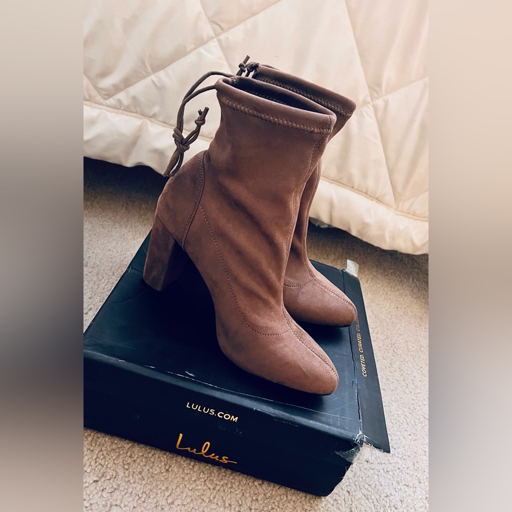 Lulus Suede Booties